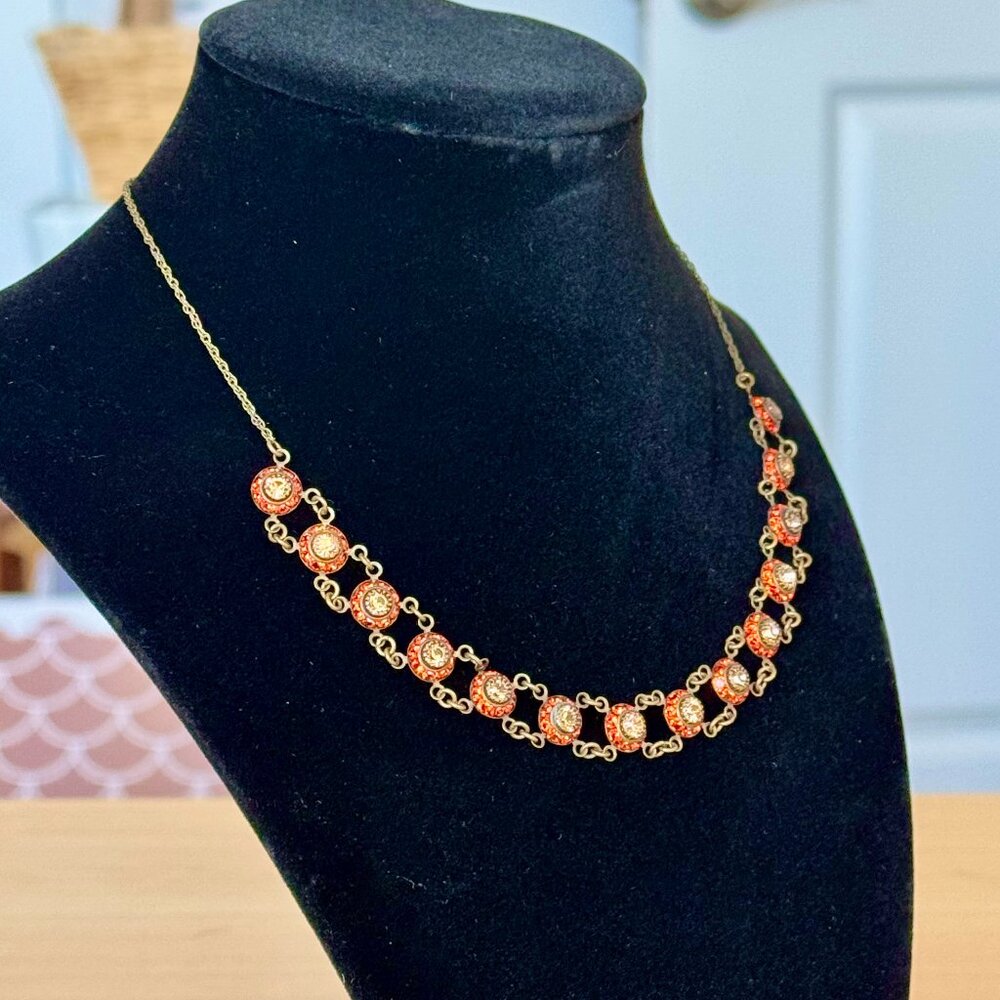 Stunning Vintage Crystal Necklace